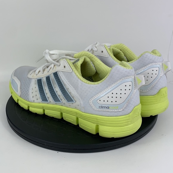 Adidas Climacool Aerate 3 White/Neon Running Shoes G98528 Women's Size 12 - Picture 7 of 13